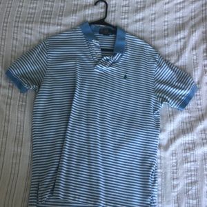 Blue and White striped Polo Ralph Lauren